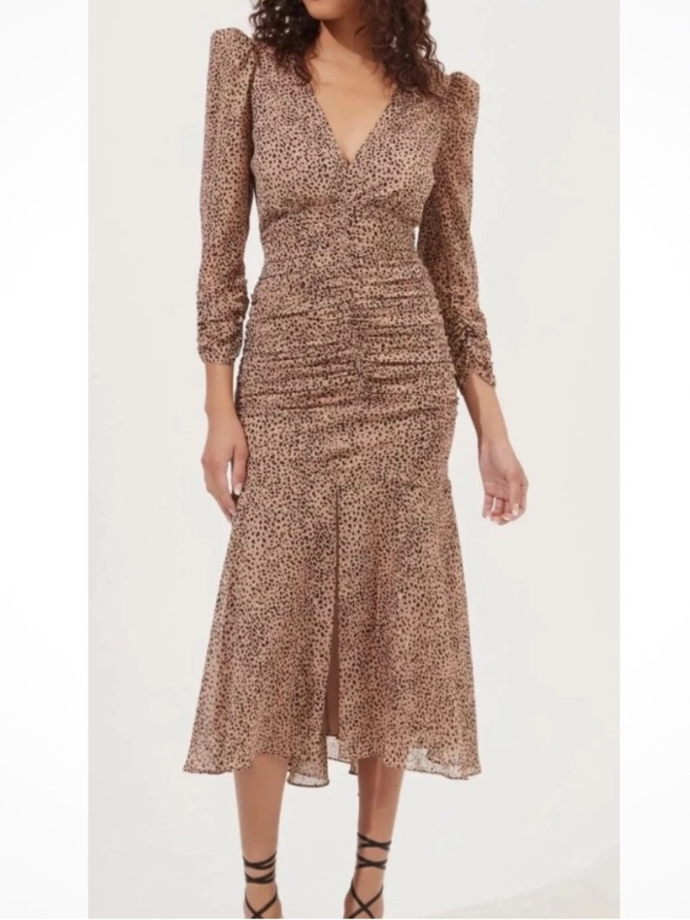 ASTR The Label Animal Print Midi Dress size Small or XS